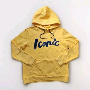 Simply MM Iconic Yellow Embroidered Hoodie - Size Medium